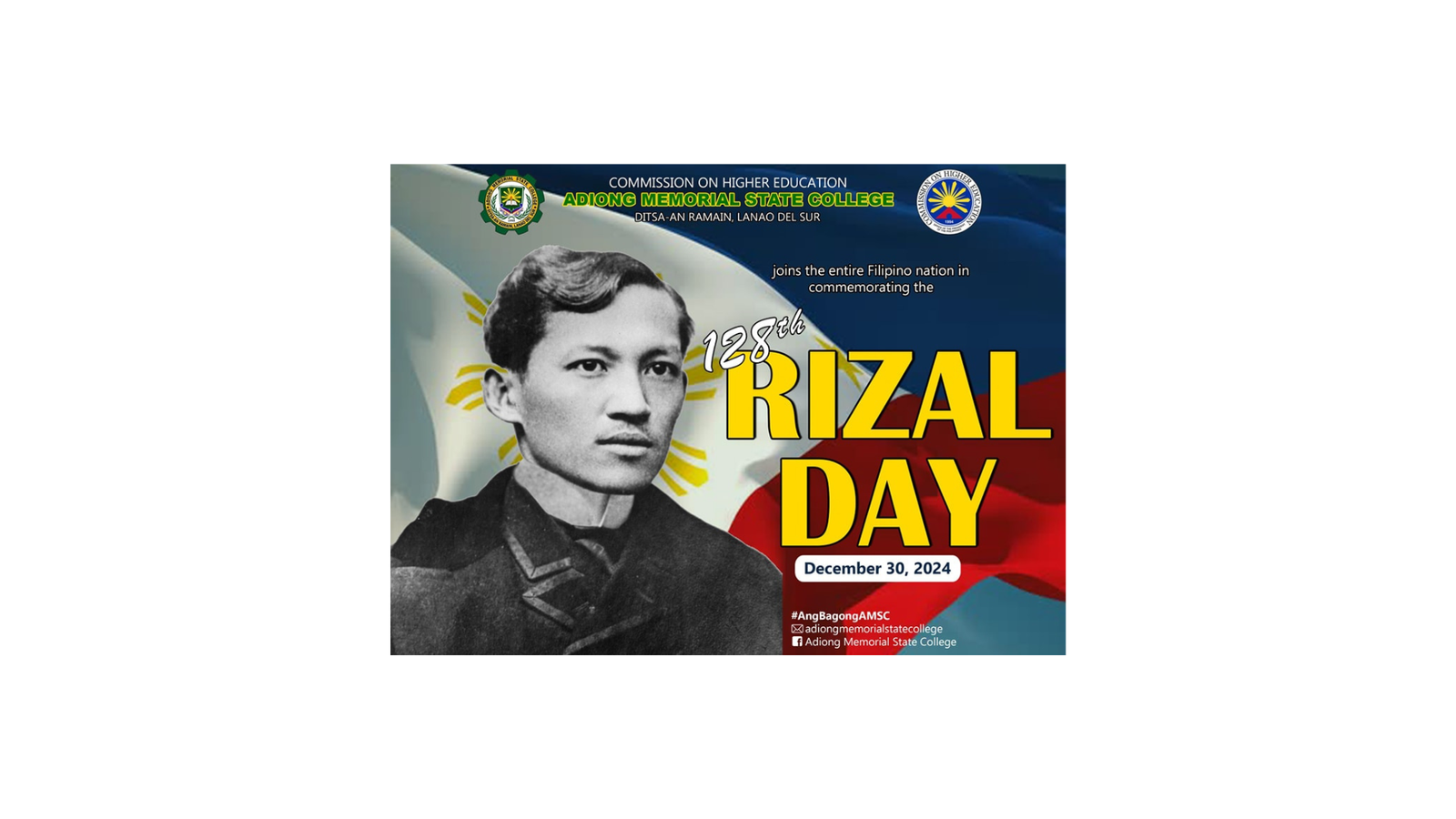 AMSC l 128th Commemoration of Rizal Day